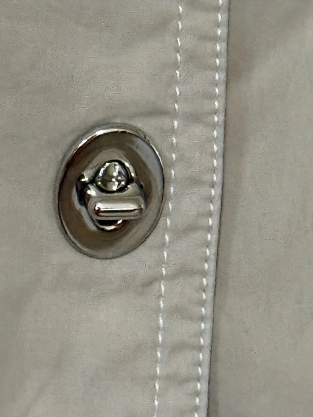 Coach Beige Single-Breasted Trench Coat